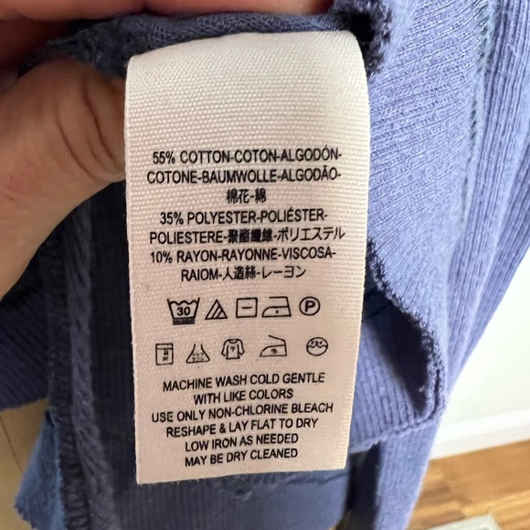 Free People We the Free long sleeve ribbed long sleeve shirt size XS - Picture 6 of 6